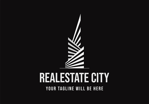 High Rise Tower Logo Tower Logo Real Estate Logo Construction Logo Construction Logo Tower ...