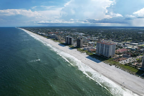 istock Aerial views from over Jacksonville Beach, Florida 1482260493