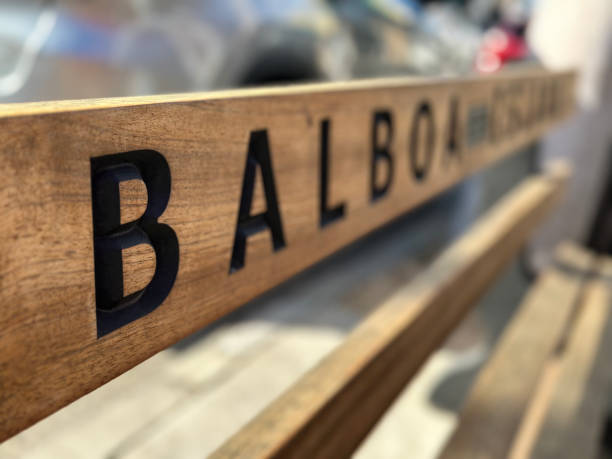 Balboa Island California stock photo