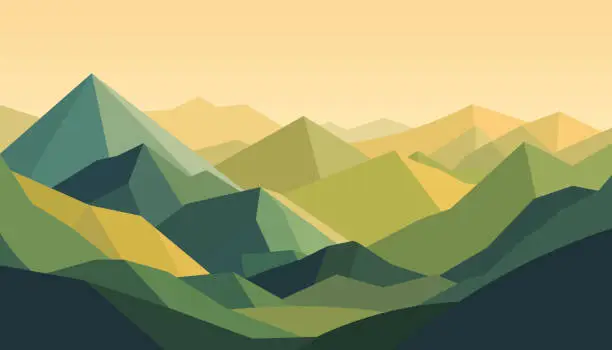 Vector illustration of mountains