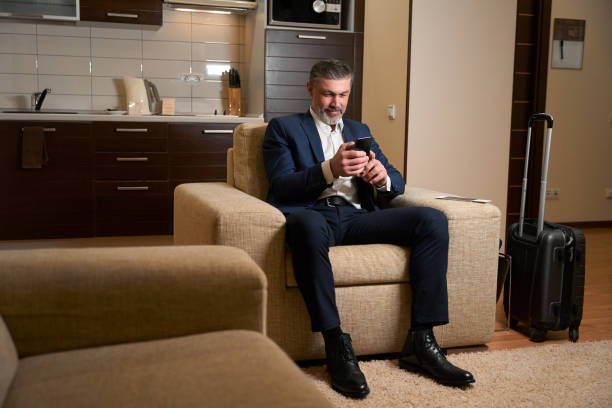istock Adult man resting in the hostel room 1482270828