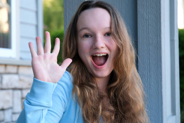 istock Young woman teenager speaking on video call, vlogger using smartphone talking at camera webcam online, selfie call, record lifestyle vlog, blogger online streaming, communicating with friend. 1482273648