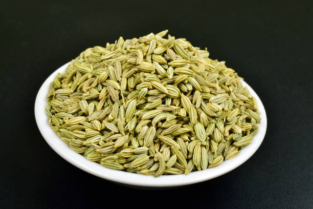 istock Closeup of fennel seeds on bowl 1482275475