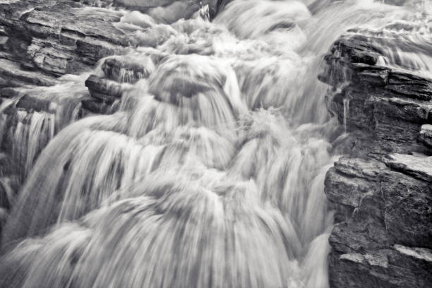 Athabasca Falls along the Icefields Parkway in Jasper National Park