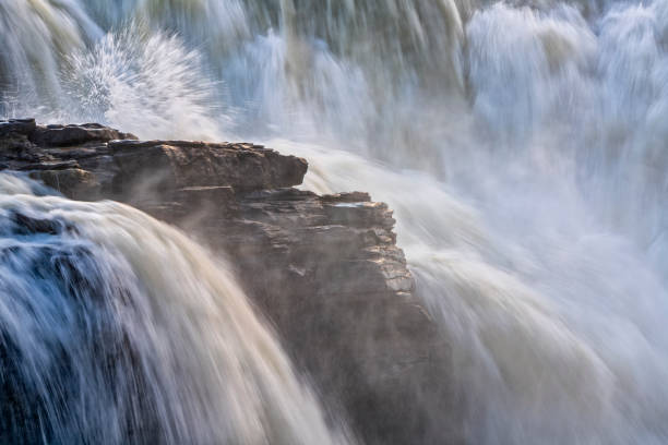 Athabasca Falls along the Icefields Parkway in Jasper National Park