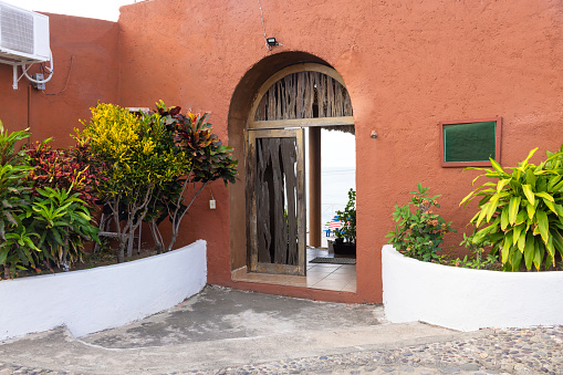 Facade of a tropical house