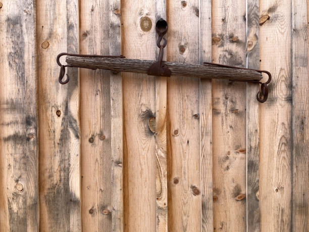 Antique Yolk Displayed on Rustic Fence