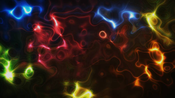 istock Fractal colorful swirl plasma background 1482290875
