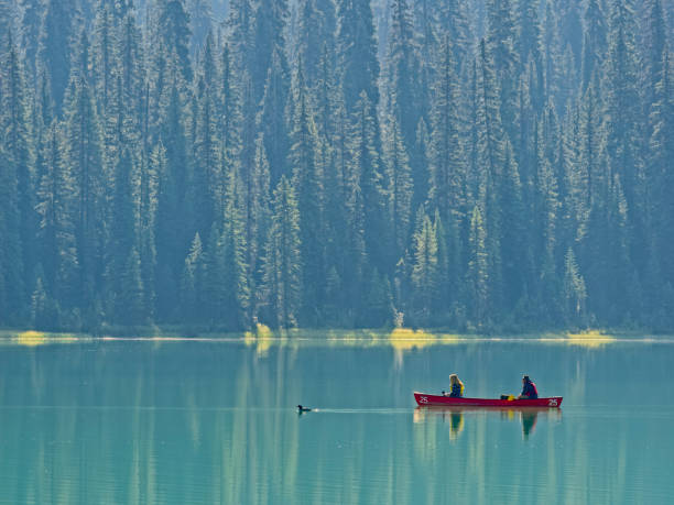 Emerald Lake located in Yoho National Park in the Canadian Rockies