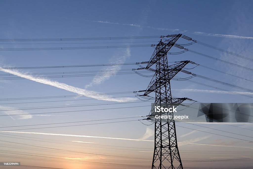 Electricity pylon - Lizenzfrei Abschicken Stock-Foto