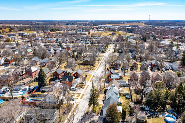 istock Railway Track and Train Station, Stratford city, Canada 1482298859