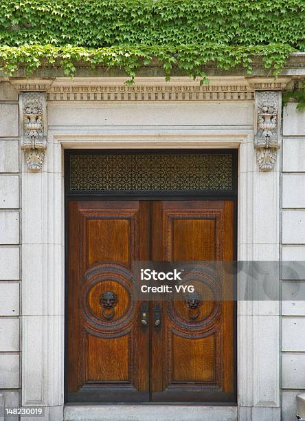 Porta De Madeira Clássico - Fotografias de stock e mais imagens de Art Déco - Art Déco, Porta, Antigo