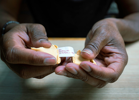 What is your reaction to Chinese fortune cookie? 
Fortune cookies have become popular almost everywhere in the world. The crispy confection has a piece of paper in it to tell your fortune.