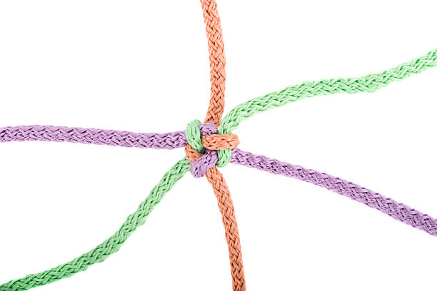 istock Ropes tied in knot 148230185