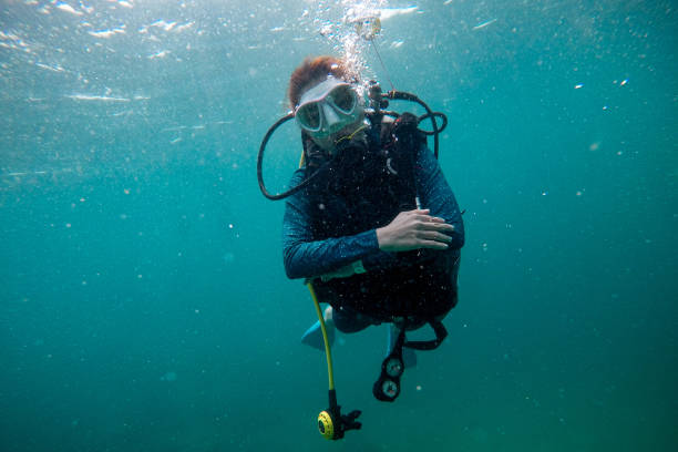 istock People scuba diving underwater 1482321107
