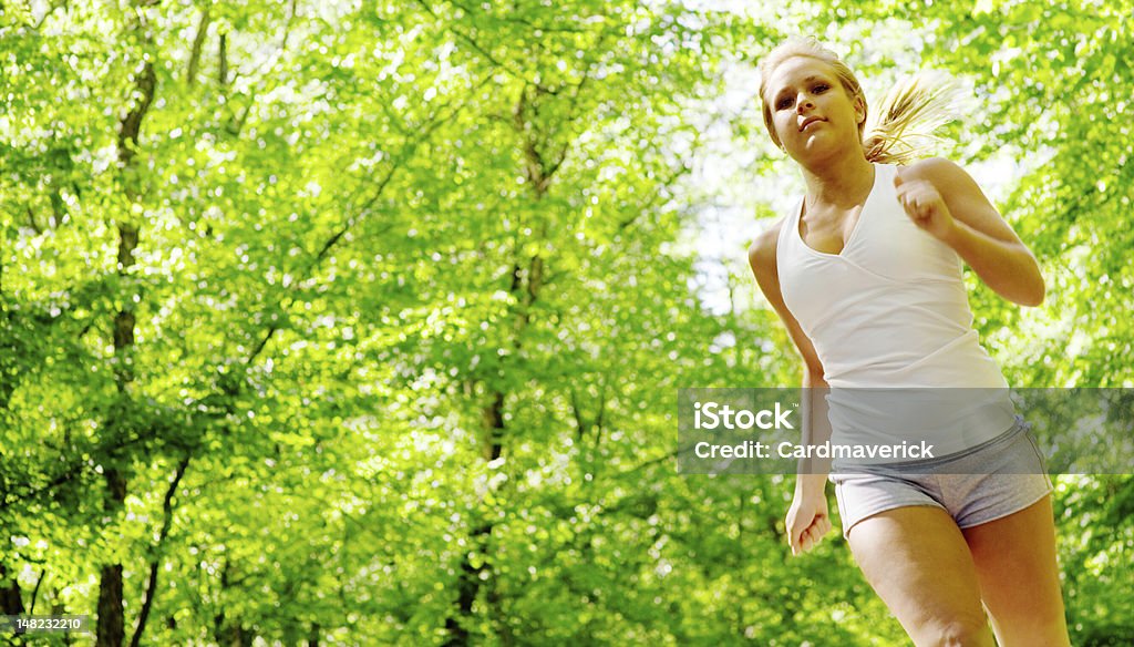 Junge Frau Training - Lizenzfrei Schöne Menschen Stock-Foto