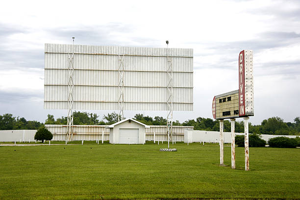 Drive-in Theater stock photo