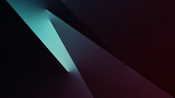 istock Black burgundy red purple blue green teal abstract pattern background. 3d effect. Geometric. Polygon. Metallic sheen. Color gradient. Dark light. 1482324371