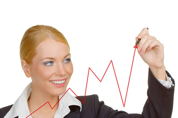 Portrait of businesswoman stock photo