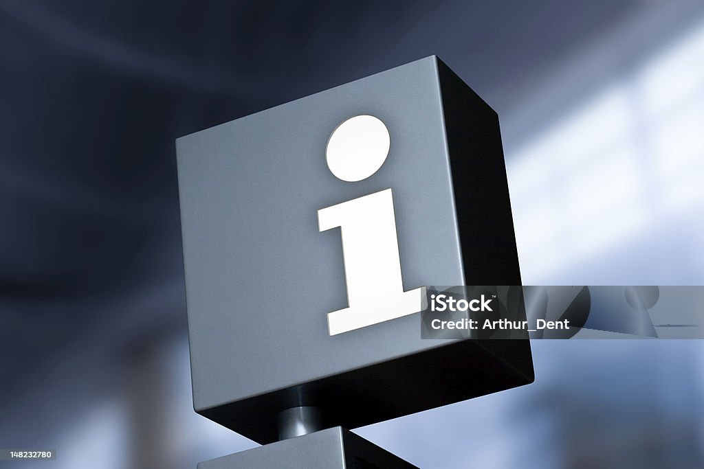 Simbolo informazioni - Foto stock royalty-free di Assistenza