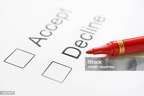 Approval Choice Stock Photo - Download Image Now - Agreement, Asking, Blank