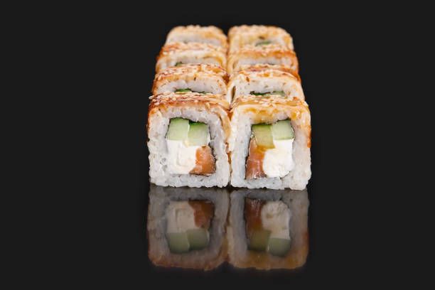 istock Japanese food menu. roll CANADA 1482330173