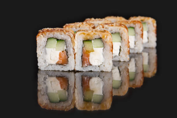 istock Japanese food menu. roll CANADA 1482330199