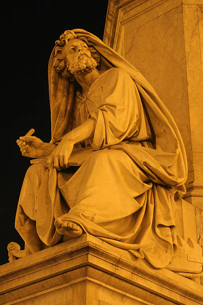 istock Isajah - sculputre from Rome by Spain stairs 148233255