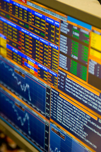 Stock Market Screen stock photo