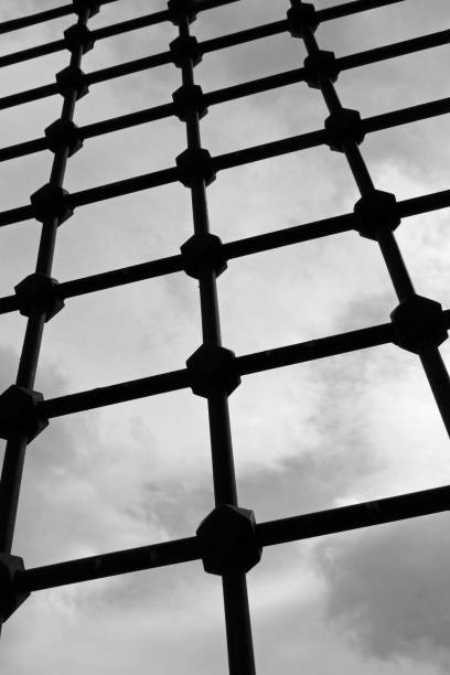 istock black and white iron frame of the window in the sky 1482338854