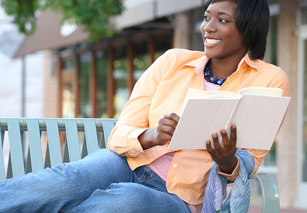 istock African-American Female , Woman Reading a Book 148234064