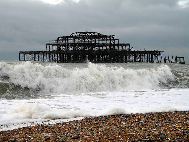 Brighton West Pier stock photo