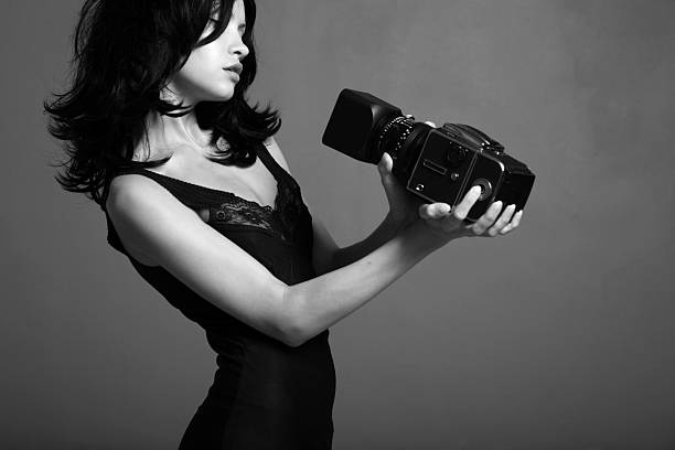 istock Young photographing lady 148234418
