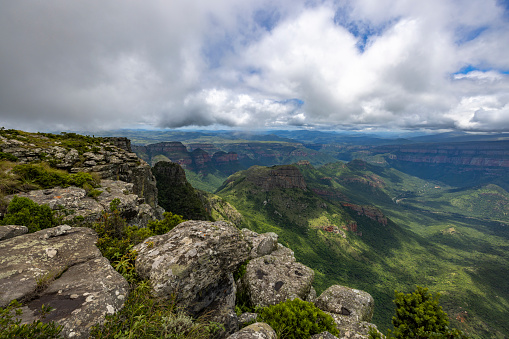 View of Three Rondavels from Mapriepskop South Africa