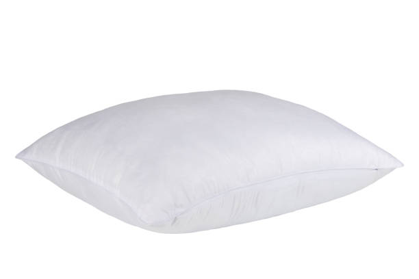 istock sleep pillows with cotton cover, isolate on a white background 1482350341