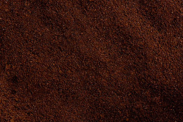 istock Texture of ground coffee beans. Full frame. 1482352952