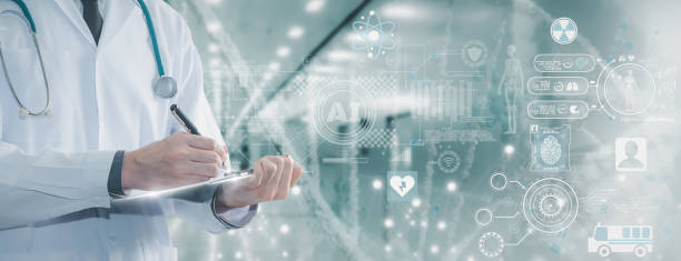 istock Modern alternative medicine or science,physicians collect data analyze DNA,treat and store patient data,future science,cloud and artificial intelligence systems,online patient information services 1482357496