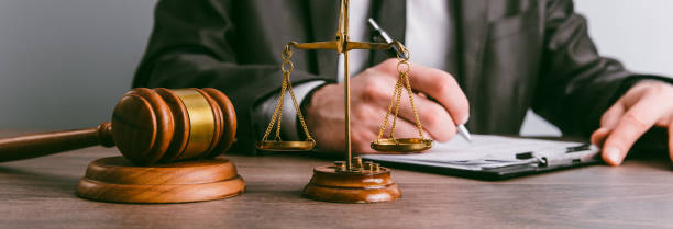 Law and Justice concept. stock photo