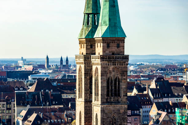 istock Church with Nuremberg Skyline 1482367551