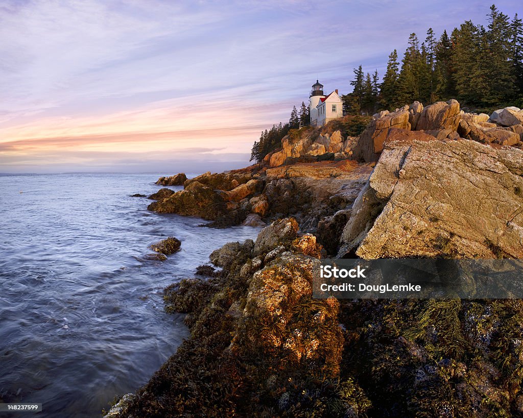 Bass Harbor cabeça leve - Royalty-free Farol - Estrutura construída Foto de stock