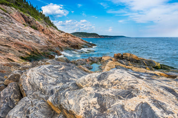 istock Colorful rocky seashore. 1482377350