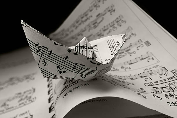 istock Song paper boat 148240674