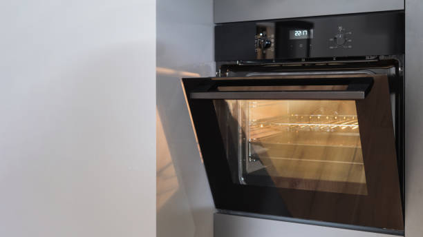 istock new built in oven with control panel at contemporary apartment 1482406909