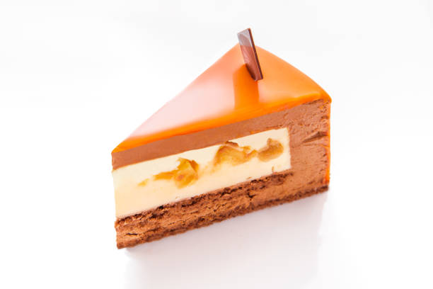 istock Piece of orange cake 1482407760
