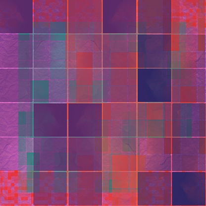 Colorful Square Shapes, Abstract Backgrounds, Glitch, Pixel Concept