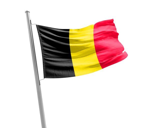 istock belgium waving flag on mast. 1482410523