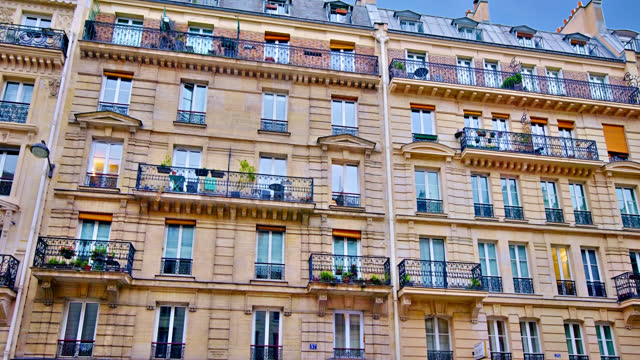 Typical Residential Building in Paris