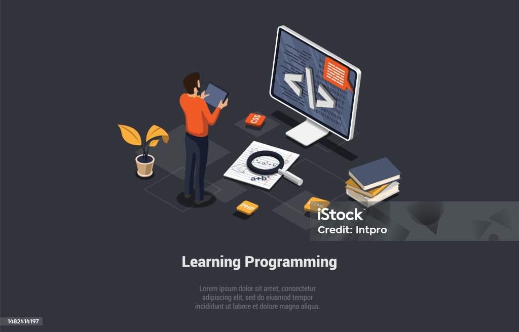 Programming And Coding Learning Concept Software Coding Testing ...