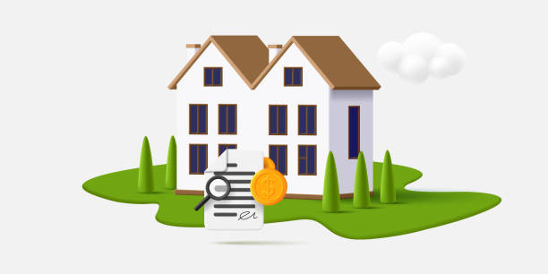 istock real estate 3d icon of house with contract signed on green grass island, everything checked, real estate agency website banner 1482422072