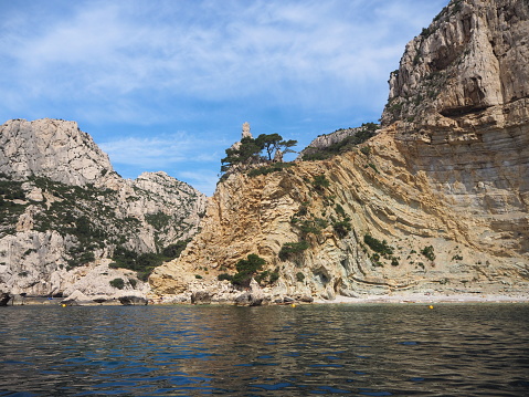 French Calenques between Marseille and Cassis in South of France.